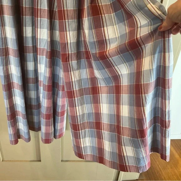 Ulla Johnson Plaid Off-Shoulder Jumpsuit Romper Elegant - Picture 10 of 11